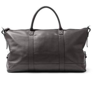 Trendy Genuine Leather Duffle <b>Bag</b> Polyester Lining Soft Strong Handles Easy <b>Zip</b> Closure <b>Large</b> Storage Travel Gym Sports Holidays - Product Image 1