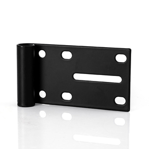 Base de charnière réglable pour porte de meuble en acier noir sur mesure - Product Image 3