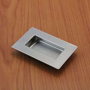Tirador de Acero Inoxidable Oculto, Rectangular, Cepillado, Moderno, Minimalista, para Cajones, Antioxidante, Estilo Tatami - Product Image 1