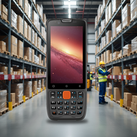 Penjualan Pabrik PDA Genggam Tangguh Android 13 Pemindai Barcode 2D IP67 Tahan Air 4GB+64GB Layar 4-inci Logistik Data Stok