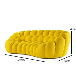 Canapé paresseux inclinable en tissu pour salon, fauteuil pouf en mousse compressée sous vide, mobilier de Chine en gros - Product Image 3