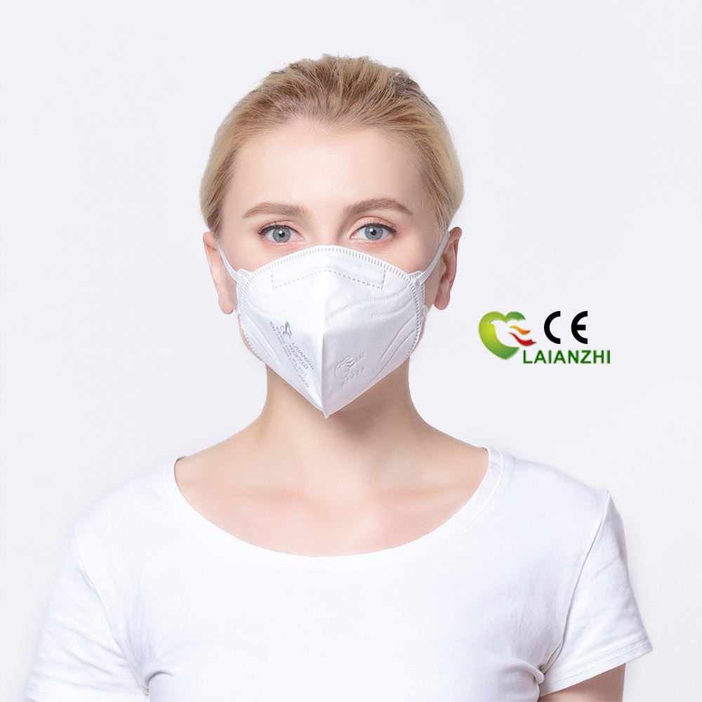 comfortable 4ply dust kn95 ffp2 foldable headband no valve factory price protective mask disposable face mask