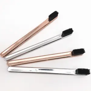 Brosse à sourcils pour femmes, étiquette privée, résiste aux cheveux, outil de beauté de haute qualité