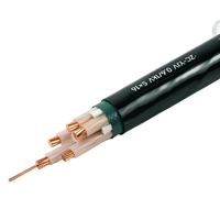 Câble d'alimentation ignifuge en cuivre XLPE PVC 0,6/1 kV ZC-YJV 5x16mm² pour alimentations de branches de tours commerciales