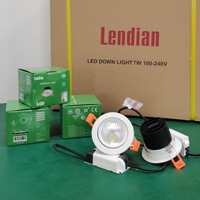 Projecteurs encastrés LED modernes à intensité variable 5W 9W 15W-Downlight à angle et lumen réglables, pour l'éclairage de la maison/du bureau/de l'hôtel