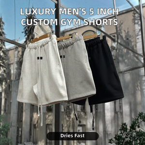 Pantalones Cortos Deportivos de Verano para Hombre, 100% Algodón, Cintura Media, Secado Rápido, Ecológicos, Casuales, para Baloncesto y Entrenamiento - Product Image 2