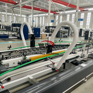 QZD Umweltfreundliche Faltschachtel-Klebemaschine Wellpappe-Kartonformmaschine mit Einstellbarer Geschwindigkeit Papierkarton-Klebemaschine - Product Image 5