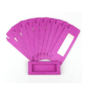 Boîtes en papier biodégradables pour faux cils avec logo personnalisé Nouvelles tendances Boîtes de cils vides avec marque privée Emballage avec emballage - Product Image 1