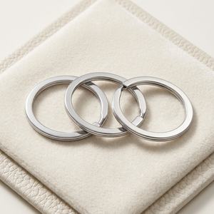 Zoryn Wholesale TC4 Titanium Alloy Flat <b>Ring</b> <b>Car</b> <b>Key</b> <b>Ring</b> & Keychain with Laser Engraving - Product Image 1