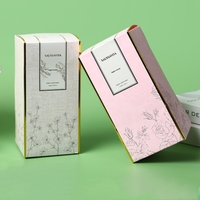 Boîte en carton personnalisée haut de gamme avec logo imprimé or/argent, taille sur mesure, pour emballage cadeau de parfums et cosmétiques