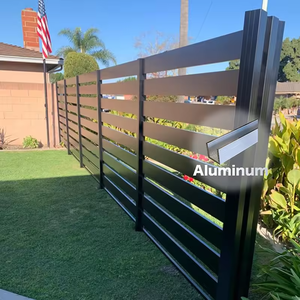 Aluminum Fence Panels for Ranch <b>Garden</b> Yard <b>Privacy</b> Waterproof 10ft Easy Installation - Product Image 6