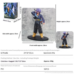 Figurine Dragon Ball Lc Trunks <span class=keywords><strong>Super</strong></span> <span class=keywords><strong>Saiyan</strong></span> avec épée, modèle de statue d'anime, ornement de bureau, cadeau pour la vente en gros - Product Image 3