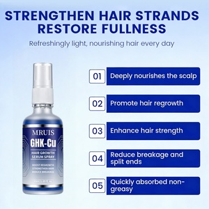 <span class=keywords><strong>Spray</strong></span> de croissance capillaire à la marque privée AHK-CU GHK-CU, peptide de cuivre, <span class=keywords><strong>repousse</strong></span> des <span class=keywords><strong>cheveux</strong></span> plus épais, soin anti-chute pour hommes et femmes, vente en gros OEM - Product Image 4