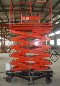 Elektrischer Scheren hub tisch des Herstellers 500kg Tragfähigkeit Aluminium legierung stahl material für den Einzelhandel - Product Image 4