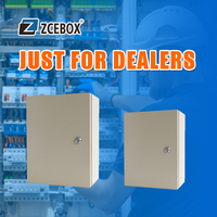Unité de consommation électrique montée en surface ZCEBOX MCB avec boîtier de distribution en métal certifié CE