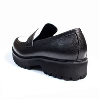 Chaussures habillées montantes en cuir de vachette souple à enfiler, patchwork, tailles 39-46, contrastées noir et blanc, pour homme, soirée, automne, rehaussantes