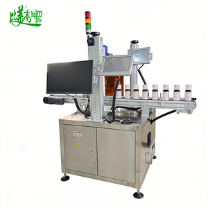Marqueur laser UV double avec courroie servo stable pour le codage interne <span class=keywords><strong>et</strong></span> externe des flacons cosmétiques, équipement d'acquisition de données <span class=keywords><strong>et</strong></span> de traçabilité - Product Image 1