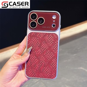 Funda de Cuero con Patrón de Cocodrilo, Diseño Simple de Color Sólido, Compatible con <span class=keywords><strong>iPhone</strong></span> Serie <span class=keywords><strong>12</strong></span>-17, Gran Venta - Product Image 4