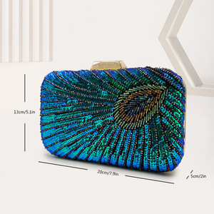 Bolso de noche Tidal Current Kawaii Hipoalergénico <span class=keywords><strong>Vogue</strong></span> Lock Exposiciones interesantes francesas Bolsos de embrague de noche para mujeres - Product Image 6