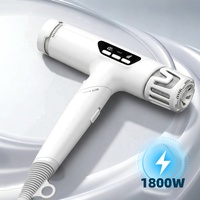 Sèche-cheveux professionnel pliable 1800W, séchage rapide, nouveau style, protection des cheveux, 100 000 tr/min, haute vitesse, plasma infrarouge