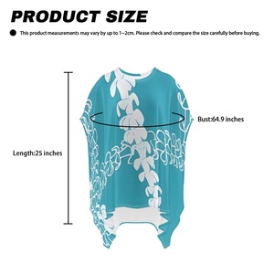 A buon mercato blu polinesiano paucenikeni Elei modello da <span class=keywords><strong>donna</strong></span> eleganti camicette con Poncho Flowy top camicie eleganti da <span class=keywords><strong>donna</strong></span> - Product Image 6