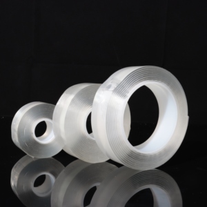 Ruban adhésif transparent réutilisable de 16,5 pieds, adhésif double face, micro-mousse, nano-ruban adhésif pour tablette - Product Image 2