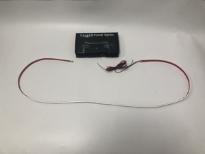 Tira de luces Led Flexible para capó de coche, 12V, luces blancas de circulación diurna, decoración, retroiluminación, lámpara de atmósfera automática larga, Universal - Product Image 3