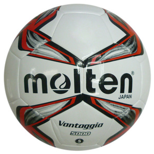 Pelota de fútbol profesional <span class=keywords><strong>Molten</strong></span> F5V 5000 fundida con PU, pelota de fútbol profesional - Product Image 1