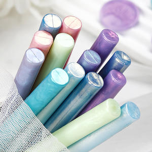 Barras de cera para sellar Aurora, material redondo de secado rápido para sellar cartas, suministros para manualidades - Product Image 2