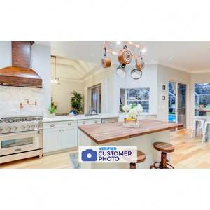 Gabinetes de Cocina Americanos Clásicos Estilo Shaker, de Madera de Roble Blanco, Estándar Americano, con Soporte de Esquina - Product Image 1