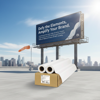 Nouveau design de bannière en PVC flexible pour impression d'affiches publicitaires, haute absorption d'encre, anti-roulement des bords