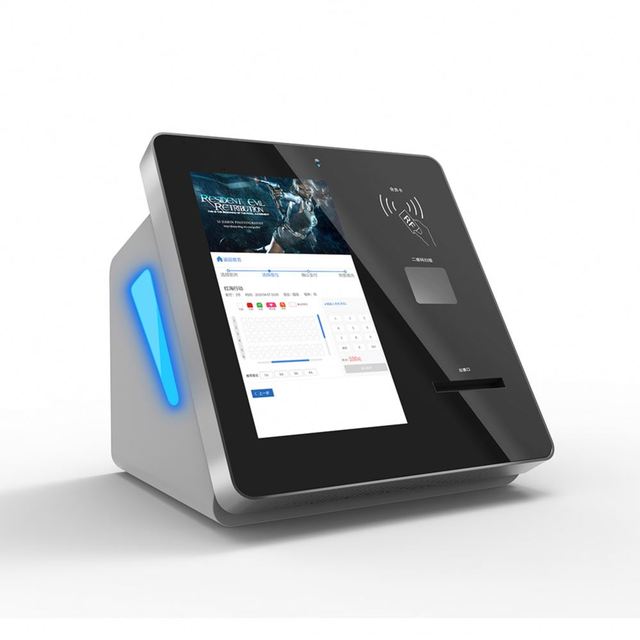 Hot Selling Mini Ktv Printing Kiosk 13.3-18 Inch Desktop Self Service Multiple Ticket Vending Machine