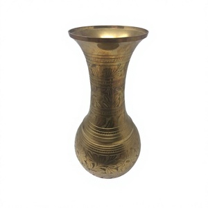 Modern Hammered Metal Eco-Friendly Durable <b>Vase</b> Artificial Flowers Indoor Home Decor Minimalist Style Flower Pots Planters - Product Image 5