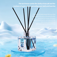 Diffuseur à bâtonnets parfum vanille 100ml – Écologique, fait main, sans alcool, parfum naturel longue durée pour la maison et le bureau