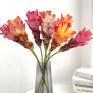 Flores de Jengibre Artificiales de Látex de Tacto Real al por Mayor para Decoración de Interiores - Product Image 2