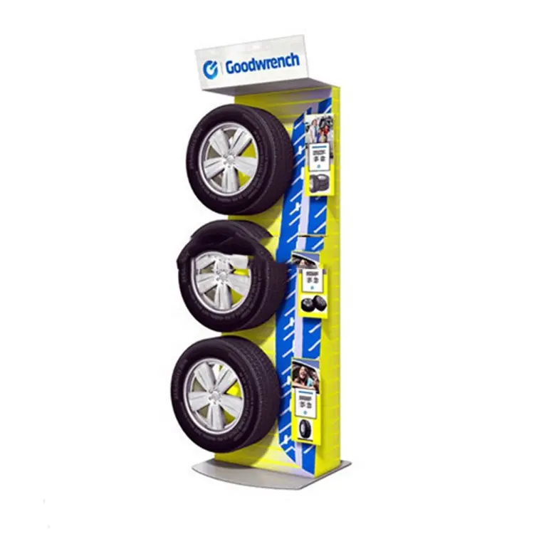 up to 4 tyres for your workshop or garage Retrome Tyre Rack 136 kg Steel Metal Tyre Stand Wheel 120 x 40 x 180 cm L x W x H 