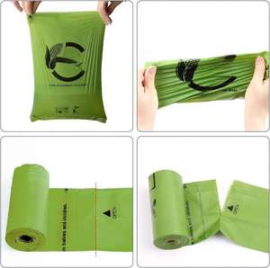 Bolsas Compostables y Biodegradables para Excremento de Perro Huamaohengchun, 270 Unidades, Aptas para Vertederos, Impermeables, Duraderas, Fáciles de Abrir, Sin Perfume - Product Image 1