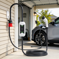 Station de recharge pour véhicules électriques 11 kW, chargeur portable pour véhicules électriques type 2, chargeur portable, chargeur Tesla, recharge pour usage domestique