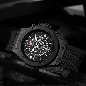 Luxury Men Chronograph <b>Watch</b> 42mm Ceramic <b>Case</b> Quartz Movement Luminous Multi Function Sports Wristwatch - Product Image 6