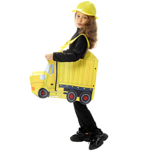 Combinaison de carnaval d'Halloween pour enfants : Véhicules de chantier, Voiture de police, <span class=keywords><strong>Ambulance</strong></span>, Camion de pompiers - Tenue de performance pour la maternelle - Product Image 6