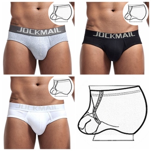 Slip boxer da <span class=keywords><strong>uomo</strong></span> sexy a vita bassa in cotone, con <span class=keywords><strong>anello</strong></span> <span class=keywords><strong>per</strong></span> il pene regolabile, traspirante, in maglia, <span class=keywords><strong>per</strong></span> adulti - Product Image 6