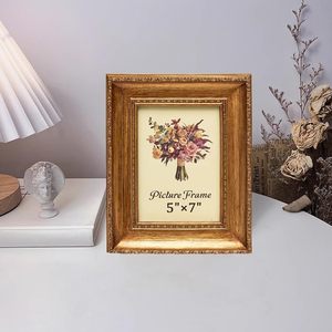 Cổ 11x14 vàng UV Vải khung ảnh handmade Cổ Điển Trang trí công phu cổ điển hình ảnh thủy tinh phía trước chải thiết kế cho bàn tường - Product Image 3