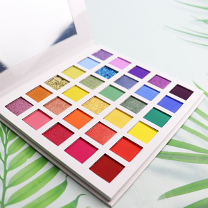Nhà máy chuyên nghiệp của tùy chỉnh chất lượng cao không thấm nước Eyeshadow Palette ánh sáng lung linh bột trang điểm mắt cho tất cả các da tư nhân - Product Image 4