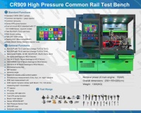 Banco de pruebas de sistema Common Rail diésel de alta presión Beacon 15KW CR909 para bomba inyectora Common Rail piezoeléctrica CAT 320D HEUI EUI EUP