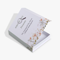 Boîte cadeau magnétique pliable personnalisée en lamination mate de luxe bon marché populaire avec votre propre logo pour l'emballage de cadeaux de Noël