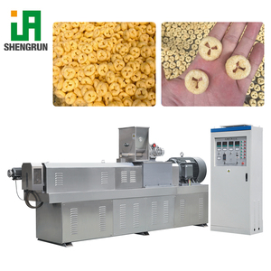 Chaîne de production complète de machines de fabrication d'aliments soufflés à double vis pour snacks Habe en promotion - Product Image 1