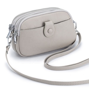 Bolso de Mano para Teléfono Celular Boshiho para Mujer, Bolso Bandolera de Cuero Genuino, Bolso Cruzado de Cuero para Mujer - Product Image 1