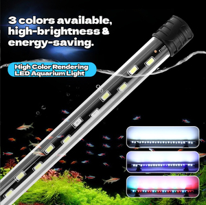 Factory Supply Glass LED Submersible <strong>Aquarium</strong> Light for Fish Tank 18cm To58cm Tri Color Switchable Eco-Friendly - Product Image 5