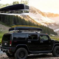 Tente de toit ABS pour SUV, imperméable, double couche, coupe-vent, toutes saisons, prête à l'emploi, pour camping en voiture