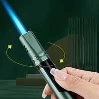Briquet torche puissant et créatif Futeng, flamme jet, rechargeable, pistolet à pulvérisation en métal pour barbecue, cigare, cuisine
